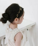 Rora カチューシャ キッズ 通販 ヨシン ゴールド 髪飾り 髪留め 髪どめ ヘアアクセサリー ヘアバンド ヘッドドレス 子供 女の子 ワイヤー キラキラ 結婚式 発表会 七五三 フォーマル