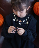 Rora ワンピース 通販 ダリア ストーンワンピース 子供服 キッズワンピース 長袖 カジュアル チュール レース 女の子 キッズ 子供 こども 子ども お出かけ フォーマル おしゃれ かわいい