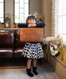 Rora 子供服 スカート 通販 アゲハ ハート柄スカート フレアスカート チュールスカート キッズ 女の子 女子 ハート カジュアル パーティー お出かけ 誕生日 記念日 かわいい オシャレ