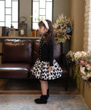 Rora 子供服 スカート 通販 アゲハ ハート柄スカート フレアスカート チュールスカート キッズ 女の子 女子 ハート カジュアル パーティー お出かけ 誕生日 記念日 かわいい オシャレ