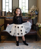 Rora 子供服 スカート 通販 ポップマム お花スカート フレアスカート キッズ 女の子 女子 チュールスカート レース フラワー フォーマル カジュアル パーティー お出かけ 誕生日 記念日