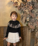 Rora 子供服 スカート 通販 ナデシコ フリフリリボンスカート フレアスカート キッズ 女の子 女子 リボン レース フォーマル カジュアル パーティー お出かけ 誕生日 記念日 かわいい