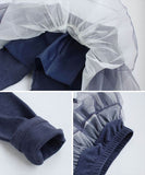 Rora 子供服 スカート 通販 スカッツ コスモス お花ラメチュールスカッツ スカートパンツ チュールスカート フレアスカート ミニスカート キッズ 女の子 女子 カジュアル お出かけ