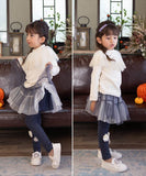 Rora 子供服 スカート 通販 スカッツ コスモス お花ラメチュールスカッツ スカートパンツ チュールスカート フレアスカート ミニスカート キッズ 女の子 女子 カジュアル お出かけ