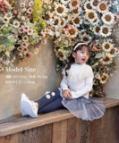 Rora 子供服 スカート 通販 スカッツ コスモス お花ラメチュールスカッツ スカートパンツ チュールスカート フレアスカート ミニスカート キッズ 女の子 女子 カジュアル お出かけ