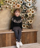 Rora 子供服 スカート 通販 スカッツ カエデ リボンボーダースカッツ スカートパンツ フレアスカート ミニスカート キッズ 女の子 女子 カジュアル シンプル お出かけ かわいい オシャレ