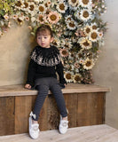 Rora 子供服 スカート 通販 スカッツ カエデ リボンボーダースカッツ スカートパンツ フレアスカート ミニスカート キッズ 女の子 女子 カジュアル シンプル お出かけ かわいい オシャレ