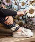 Rora 子供服 スカート 通販 スカッツ カエデ リボンボーダースカッツ スカートパンツ フレアスカート ミニスカート キッズ 女の子 女子 カジュアル シンプル お出かけ かわいい オシャレ