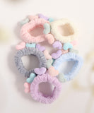 ヘアバンド キッズ 洗顔 通販 Rora ナディア ヘアーバンド 髪どめ 髪留め ヘアターバン 髪飾り 女の子 女子 子供 子ども こども ハート 小学生 ふわふわ かわいい おしゃれ 可愛い