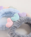 ヘアバンド キッズ 洗顔 通販 Rora ナディア ヘアーバンド 髪どめ 髪留め ヘアターバン 髪飾り 女の子 女子 子供 子ども こども ハート 小学生 ふわふわ かわいい おしゃれ 可愛い