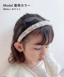 Rora カチューシャ キッズ 通販 さくら 髪飾り 髪留め 髪どめ ヘアアクセサリー ヘアバンド ヘッドドレス 子供 女の子 ふわふわ カラフル カジュアル パーティー お出かけ 可愛い