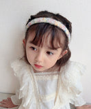 Rora カチューシャ キッズ 通販 さくら 髪飾り 髪留め 髪どめ ヘアアクセサリー ヘアバンド ヘッドドレス 子供 女の子 ふわふわ カラフル カジュアル パーティー お出かけ 可愛い