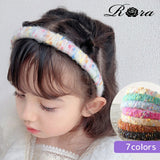 Rora カチューシャ キッズ 通販 さくら 髪飾り 髪留め 髪どめ ヘアアクセサリー ヘアバンド ヘッドドレス 子供 女の子 ふわふわ カラフル カジュアル パーティー お出かけ 可愛い