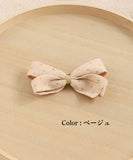 Rora ヘアクリップ キッズ 通販 アイリン ヘアークリップ 髪どめ 髪留め ヘアアクセサリー 髪飾り リボン 大きめ コーデュロイ 子供 女の子 大人っぽい 卒園式 入学式 結婚式 発表会