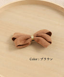 Rora ヘアクリップ キッズ 通販 アイリン ヘアークリップ 髪どめ 髪留め ヘアアクセサリー 髪飾り リボン 大きめ コーデュロイ 子供 女の子 大人っぽい 卒園式 入学式 結婚式 発表会