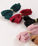 Rora ヘアクリップ キッズ 通販 アイリン ヘアークリップ 髪どめ 髪留め ヘアアクセサリー 髪飾り リボン 大きめ コーデュロイ 子供 女の子 大人っぽい 卒園式 入学式 結婚式 発表会