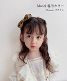 Rora ヘアクリップ キッズ 通販 アイリン ヘアークリップ 髪どめ 髪留め ヘアアクセサリー 髪飾り リボン 大きめ コーデュロイ 子供 女の子 大人っぽい 卒園式 入学式 結婚式 発表会