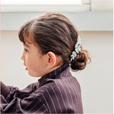 Rora バレッタ キッズ 通販 ローラ ルミエ 髪飾り 髪どめ 髪留め 大きめ キラキラ ラインストーン 女の子 子供 子ども こども フォーマル 卒園式 入学式 結婚式 発表会 七五三 パーティ