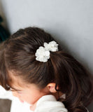 Rora ヘアクリップ キッズ 2個セット 通販 スノーフラワー お花 花びら ヘアークリップ 髪どめ 髪留め ヘアアクセサリー 髪飾り 子供 女の子 大人っぽい 卒園式 入学式 結婚式 発表会