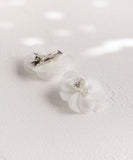 Rora ヘアクリップ キッズ 2個セット 通販 スノーフラワー お花 花びら ヘアークリップ 髪どめ 髪留め ヘアアクセサリー 髪飾り 子供 女の子 大人っぽい 卒園式 入学式 結婚式 発表会