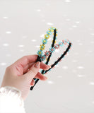 Rora カチューシャ キッズ 通販 ローラ パステル 髪飾り 髪留め 髪どめ ヘアアクセサリー ヘアバンド ヘッドドレス 子供 女の子 刺繍 フラワー お花 発表会 結婚式 入学式 卒業式