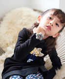 Rora ヘアゴム キッズ 通販 ブルーム ニット 髪ゴム 髪飾り 髪どめ 髪留め ヘアアクセサリー 子供 子ども こども 女の子 女子 お花 フラワー カジュアル かわいい おしゃれ オシャレ