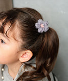 Rora ヘアクリップ キッズ 2個セット 通販 ブルーム ニット お花 フラワー ヘアークリップ 髪どめ 髪留め ヘアアクセサリー 髪飾り 子供 女の子 大人っぽい 卒園式 入学式 結婚式 発表会