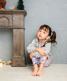 Rora ヘアクリップ キッズ 2個セット 通販 ブルーム ニット お花 フラワー ヘアークリップ 髪どめ 髪留め ヘアアクセサリー 髪飾り 子供 女の子 大人っぽい 卒園式 入学式 結婚式 発表会