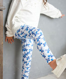 Rora 子供服 レギンス 通販 デイジー スパッツ パンツ ズボン 花柄 女の子 女子 子供 こども 子ども 10分丈 十分丈 通園 通学 幼稚園 かわいい おしゃれ カジュアル 春 夏 秋 冬