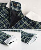 Rora ワンピース 通販 パハリータ ブローチ付きワンピース 子供服 ワンピ 長袖 フォーマルワンピース ツイード リボン 女の子 キッズ 子供 こども 子ども 入園 卒園 入学 結婚式