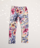 Rora 子供服 レギンス 通販 アザレア スパッツ パンツ ズボン 花柄 女の子 女子 子供 こども 子ども 10分丈 十分丈 通園 通学 幼稚園 かわいい おしゃれ カジュアル 春 夏 秋 冬