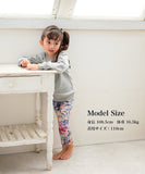 Rora 子供服 レギンス 通販 アザレア スパッツ パンツ ズボン 花柄 女の子 女子 子供 こども 子ども 10分丈 十分丈 通園 通学 幼稚園 かわいい おしゃれ カジュアル 春 夏 秋 冬