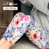 Rora 子供服 レギンス 通販 アザレア スパッツ パンツ ズボン 花柄 女の子 女子 子供 こども 子ども 10分丈 十分丈 通園 通学 幼稚園 かわいい おしゃれ カジュアル 春 夏 秋 冬