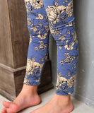 Rora 子供服 レギンス 通販 ロザミア スパッツ パンツ ズボン 花柄 女の子 女子 子供 こども 子ども 10分丈 十分丈 通園 通学 幼稚園 かわいい おしゃれ カジュアル 春 夏 秋 冬