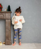 Rora 子供服 レギンス 通販 ロザミア スパッツ パンツ ズボン 花柄 女の子 女子 子供 こども 子ども 10分丈 十分丈 通園 通学 幼稚園 かわいい おしゃれ カジュアル 春 夏 秋 冬