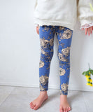 Rora 子供服 レギンス 通販 ロザミア スパッツ パンツ ズボン 花柄 女の子 女子 子供 こども 子ども 10分丈 十分丈 通園 通学 幼稚園 かわいい おしゃれ カジュアル 春 夏 秋 冬