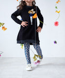 Rora 子供服 レギンス 通販 ルピナ スパッツ パンツ ズボン 小花柄 女の子 女子 子供 こども 子ども 10分丈 十分丈 通園 通学 幼稚園 かわいい おしゃれ カジュアル 春 夏 秋 冬