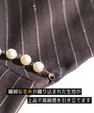 Rora ワンピース 通販 ビオラ パール付きバルーンワンピース 子供服 ワンピ 長袖 フォーマルワンピース コクーン パール 女の子 キッズ 子供 こども 子ども 結婚式 パーティー 入園 卒園