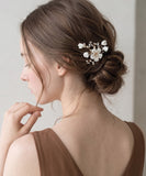 Rora ヘアアクセサリー 通販 ヘアピン 2個セット 髪飾り子ども Uピンセット セレモニー 七五三髪飾り 結婚式お呼ばれ ピアノ発表 入学式卒業式 浴衣着物和装 キッズ女の子用