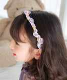 カチューシャ キッズ 通販 Rora ルル ヘアアクセサリー 髪飾り 髪留め 子供 女の子 かわいい おしゃれ 可愛い オシャレ 小花柄 くしゅくしゅ カジュアル フォーマル 発表会 結婚式