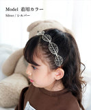 カチューシャ キッズ 通販 Rora ルシー ヘアアクセサリー 髪飾り 髪留め 子供 女の子 かわいい おしゃれ 可愛い オシャレ 細身 リーフ メタル お出かけ フォーマル 発表会 結婚式