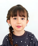 イヤリング キッズ 通販 Rora アデル アクセサリー 耳飾り クリップ式 子供 女の子 パール リボン かわいい おしゃれ 可愛い オシャレ フォーマル 発表会 カジュアル 結婚式 お呼ばれ