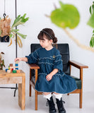 Rora ワンピース 通販 キッズワンピース ティアードワンピース 子どもワンピース お出掛け 通園通学小学生 お出かけデイリー 発表会結婚式 誕生日プレゼント 長袖 春秋冬 可愛いおしゃれ