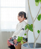 子供服 女の子 トレーナー 通販 Rora シビロ プルオーバー スウェット 長袖 フリル レース リボン かわいい おしゃれ 可愛い オシャレ カジュアル 通学 通園 普段着 保育園 幼稚園 小学生