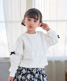 子供服 女の子 トレーナー 通販 Rora シビロ プルオーバー スウェット 長袖 フリル レース リボン かわいい おしゃれ 可愛い オシャレ カジュアル 通学 通園 普段着 保育園 幼稚園 小学生