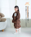 Rora 子供服 通販 キッズセットアップ 長袖 トレーナー女の子 ガールズおしゃれ上品 通学通園小学生 秋服冬服春服 かわいい トップス カジュアル 保育園 スカート 幼稚園 上下セット