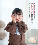 Rora 子供服 通販 キッズセットアップ 長袖 トレーナー女の子 ガールズおしゃれ上品 通学通園小学生 秋服冬服春服 かわいい トップス カジュアル 保育園 スカート 幼稚園 上下セット