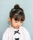 Rora カチューシャ 通販 ヘアアクセサリー 髪飾り ヘッドドレス 子供 女の子 可愛い おしゃれ シルバー キラキラ 王冠 ラインストーン 発表会 入園式 卒園式 入学式 子ども用アクセサリー