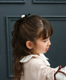 Rora ヘアクリップ キッズ 通販 ヘアークリップ 髪どめ 髪留め ヘアアクセサリー 髪飾り ローラ ローズ ベルベット リボン 子供 女の子 大人っぽい 卒園式 入学式 結婚式 発表会 可愛い