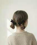 Rora ヘアクリップ キッズ 2個セット 通販 ヘアークリップ 髪どめ 髪留め ヘアアクセサリー 髪飾り ローラ ルル ベルベット リボン 子供 女の子 大人っぽい 卒園式 入学式 結婚式 発表会